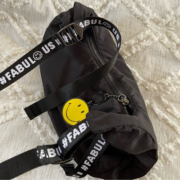 Zara X Smiley Happy Collection Black Crossbody Bag - Picture 8 of 11